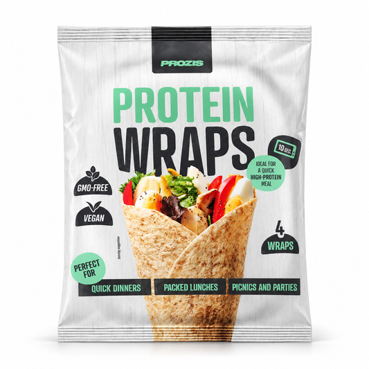 Prozis Protein Wraps 4er 280g – Studio-Produktfoto