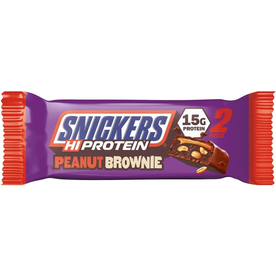 Snickers Hi Protein Peanut Brownie 50g – Evercastle Nutrition